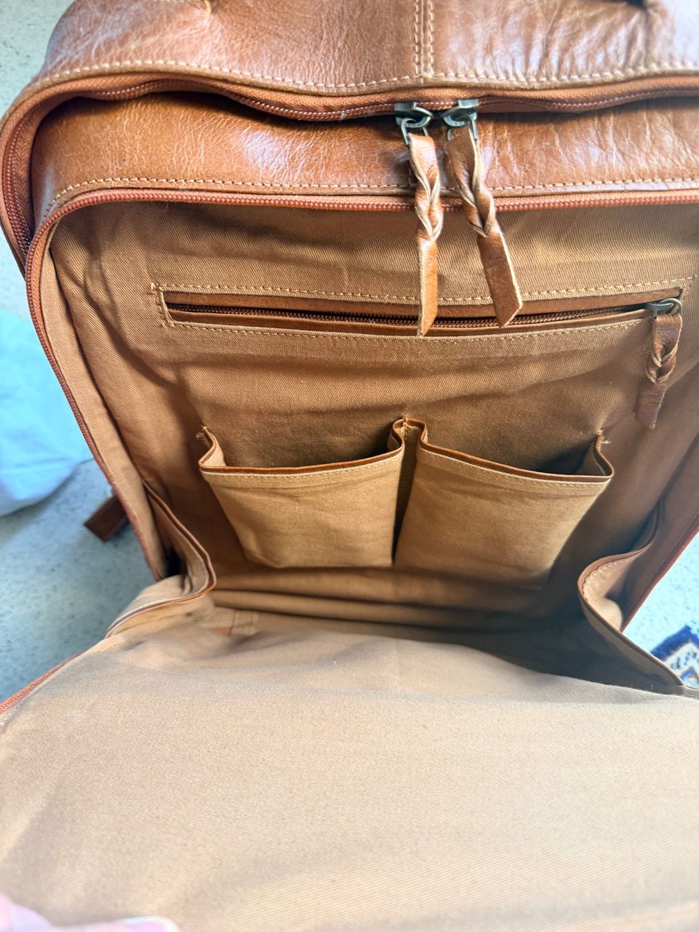 Zaini: KOELAP Rucksack aus Leder braun – Nuovo (secondo la descrizione) da Brütten venduto da Rod816 5