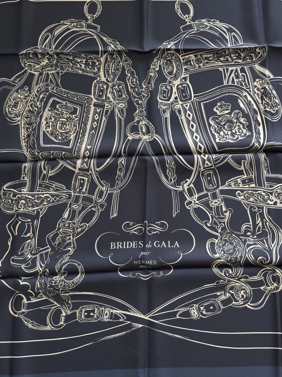 Hermès Foulard & Sciarpe: Hermès double neuf 90x90 Brides de Gala – Nuovo e nell'imballaggio originale da Genève venduto da Allisgood 9