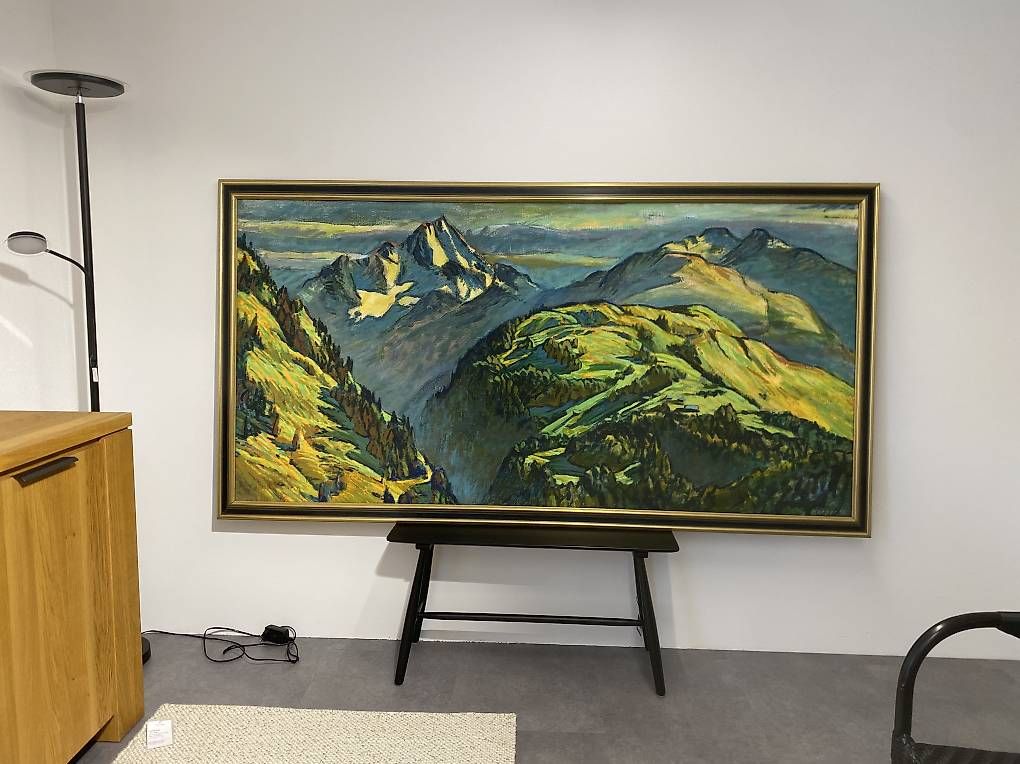 Dipinti: Ölgemälde Val Medel/Lukmanier – Usato da Disentis/Mustér venduto da LarissaF