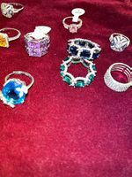 Verschiedene Silber Ringe