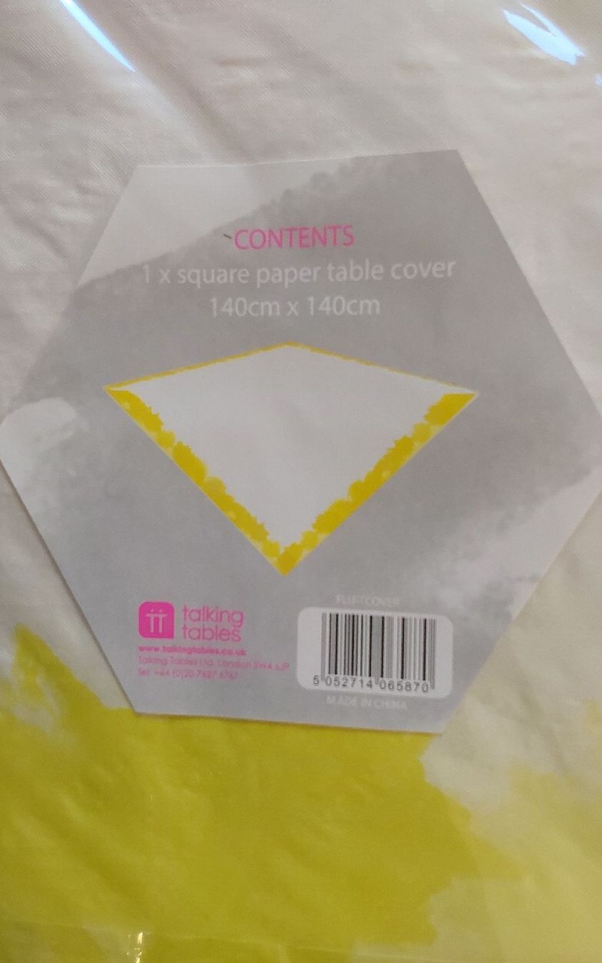 Altra biancheria da tavola: Papiertischtücher talking tables neu 4 Stück – Nuovo e nell'imballaggio originale da Köniz venduto da scopello12 1