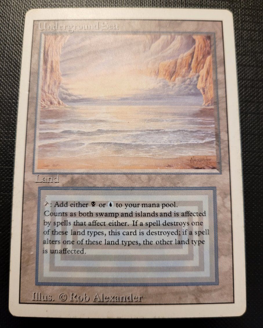 Karten: Magic: the Gathering - Underground Sea, Revised – Gebraucht aus Basel von