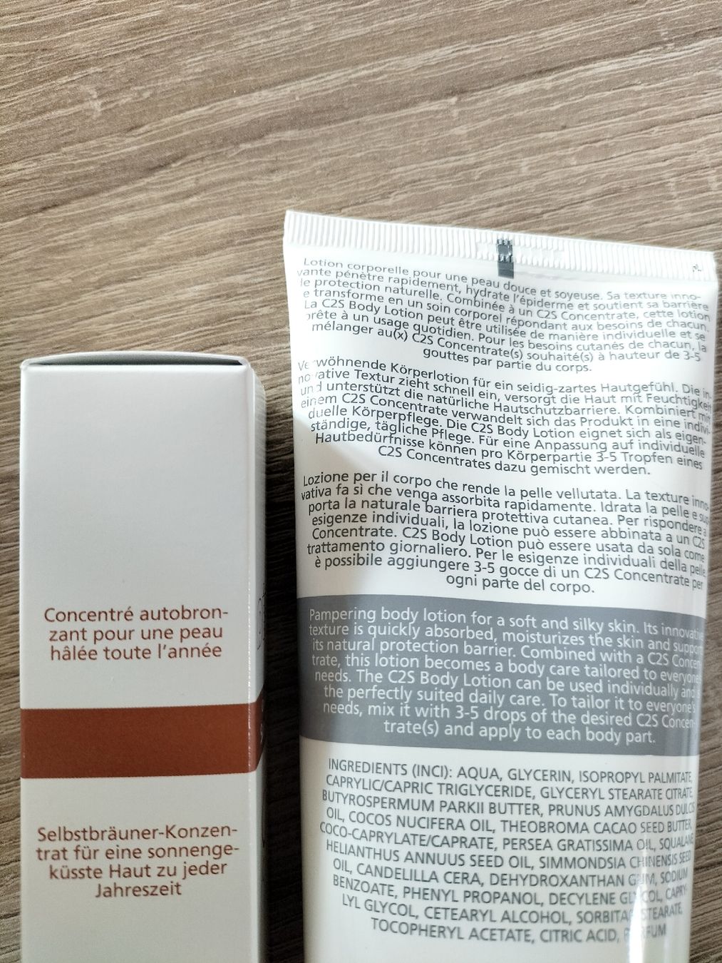 Prodotti di pulizia: Concentré autobronzant+lotion corps Déesse – Nuovo e nell'imballaggio originale da Gillarens venduto da Emy_28 1
