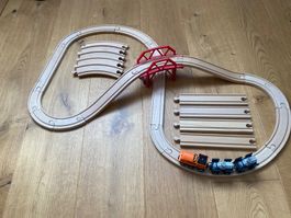 BRIO Holzeisenbahn Set mit Brücke und Zug