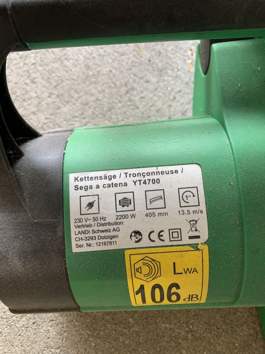 Seghe: Kettensäge Elektro Okay – Usato da Wädenswil venduto da Suurteig 1