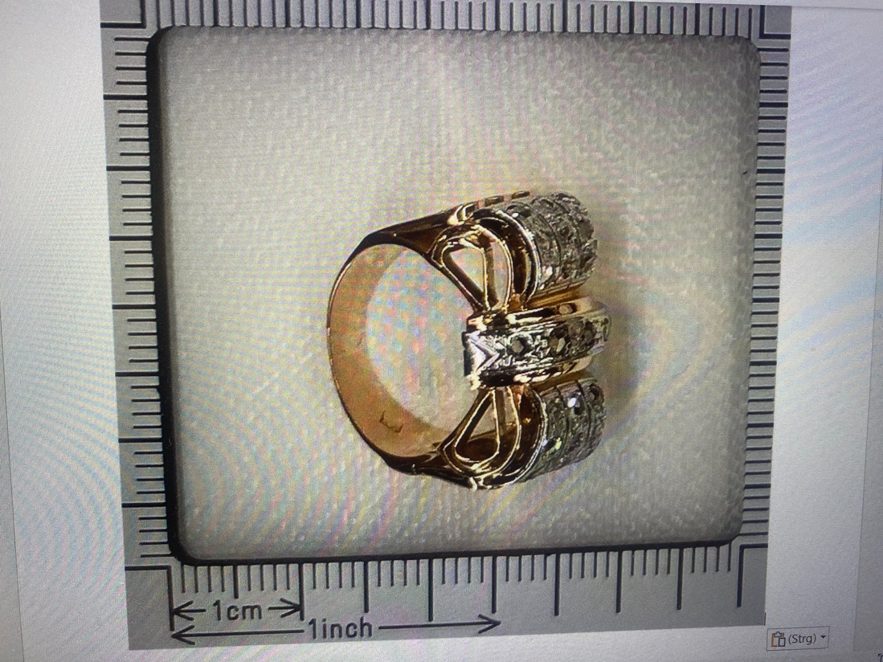 Anelli: Vintage Diamant Gelbgold Damen Ring – Usato da Birsfelden venduto da edw_2mjn 2