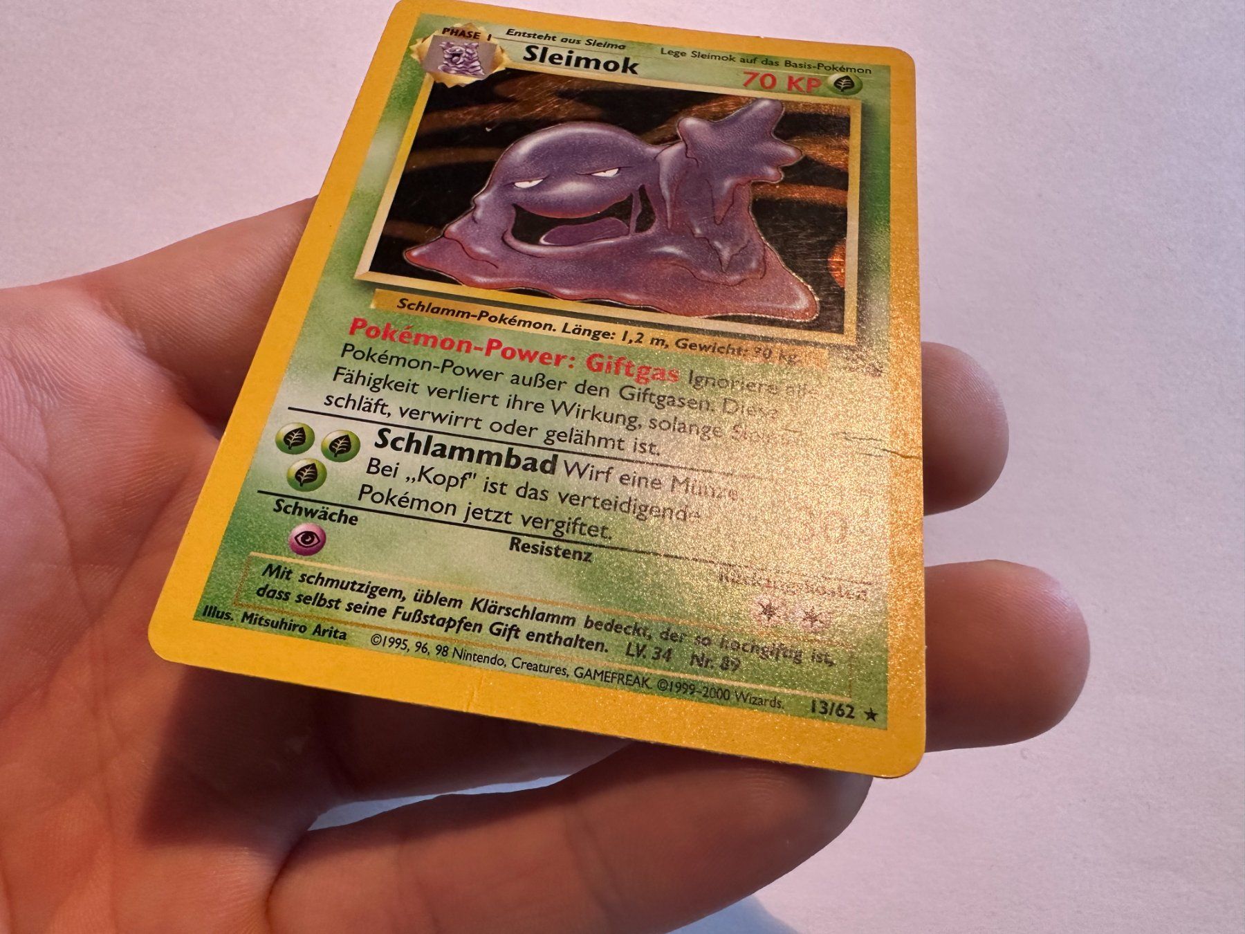 Pokémon Carte collezionabili: Sleimok holo Fossil DE – Usato da Hagendorn venduto da Pokecollectorch 2