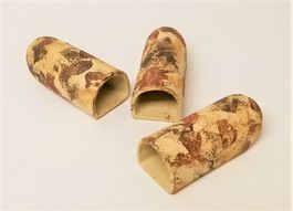 10 x 4 cm Tunnelhöhle braun gemustert *AUSVERKAUF*