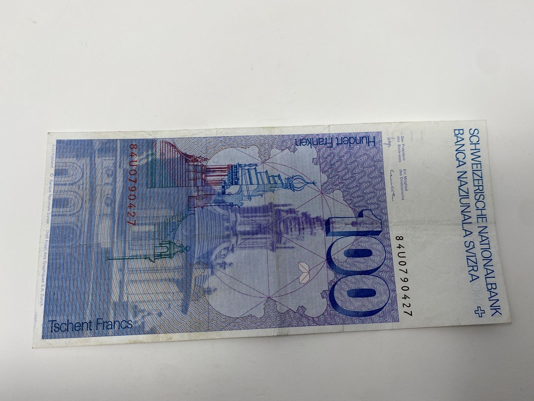 Banconote: 100 CHF Note - Francesco Borromini - Schweizer Banknote! – Usato da Ballwil venduto da ClassicGallery 1