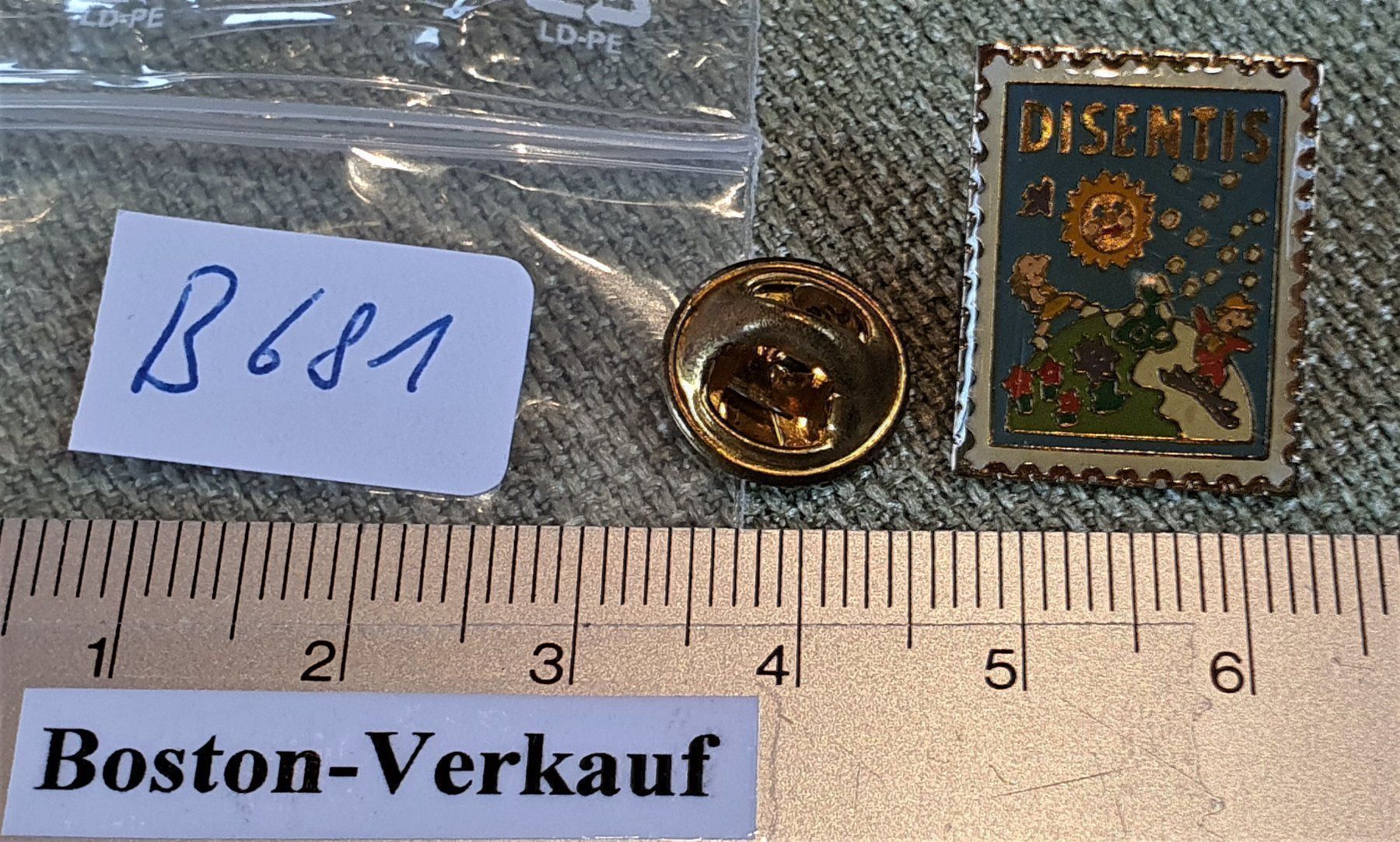 Plaketten & Abzeichen: B681  Pin Disentis Sommer Winter Schweiz – Gebraucht aus Reinach BL von Boston-Verkauf 3