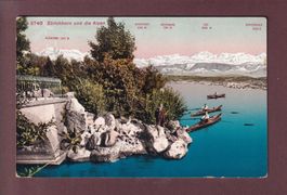 ZÜRICH - Zürichhorn - Alpen - 1916