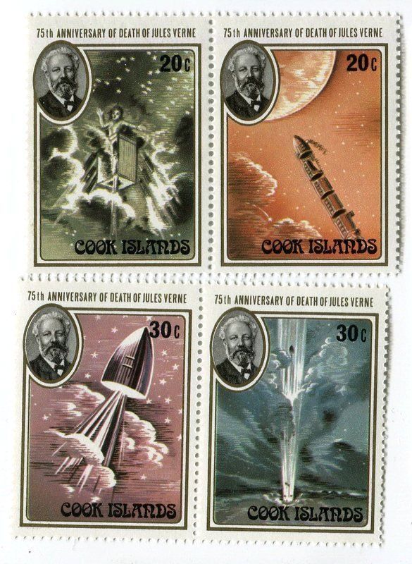 Alle Briefmarken: Briefmarken "Jules Verne". Cookinseln. – Neu und originalverpackt aus Basel von Butsch5