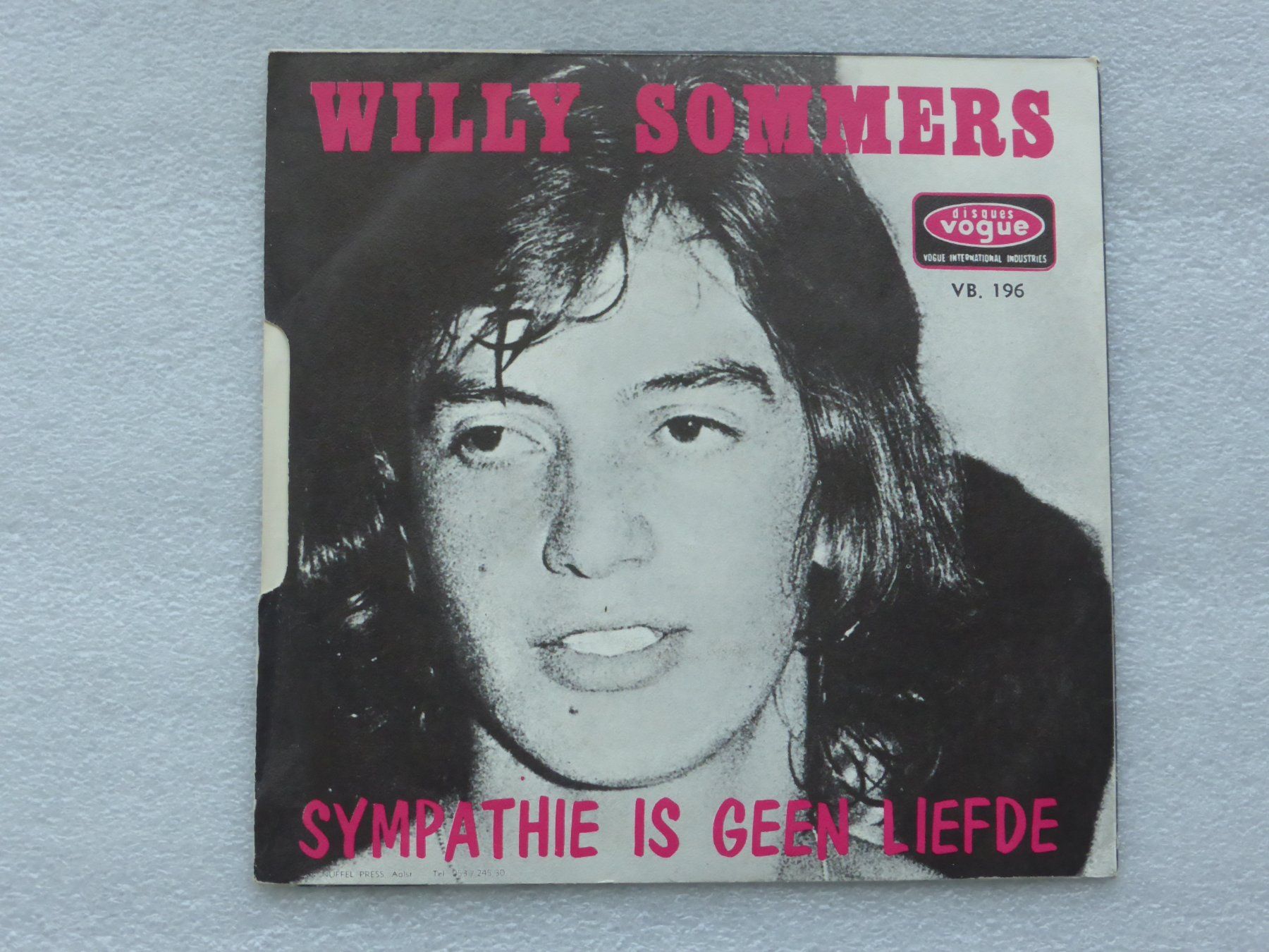 Schallplatten: Vinyl Single  WILLY SOMMERS – Gebraucht aus Küssnacht am Rigi von Mondkinder 3