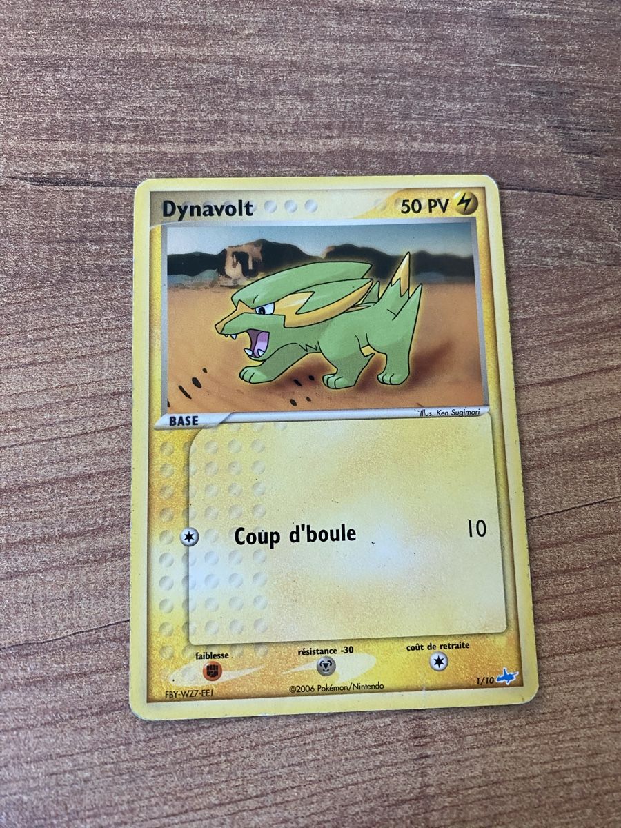 Pokémon Sammelbilder & Trading cards: 2006 Carte Pokémon Dynavolt Base 1/10 – Gebraucht aus Rossemaison von Carduelis