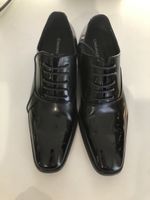 Elegante Herren Schuhe, Lackschuhe, Grösse 41, Schwarz