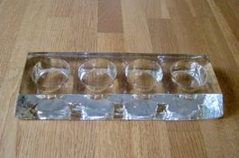 Teelichthalter Kerzenhalter / Hergiswil Glas ?