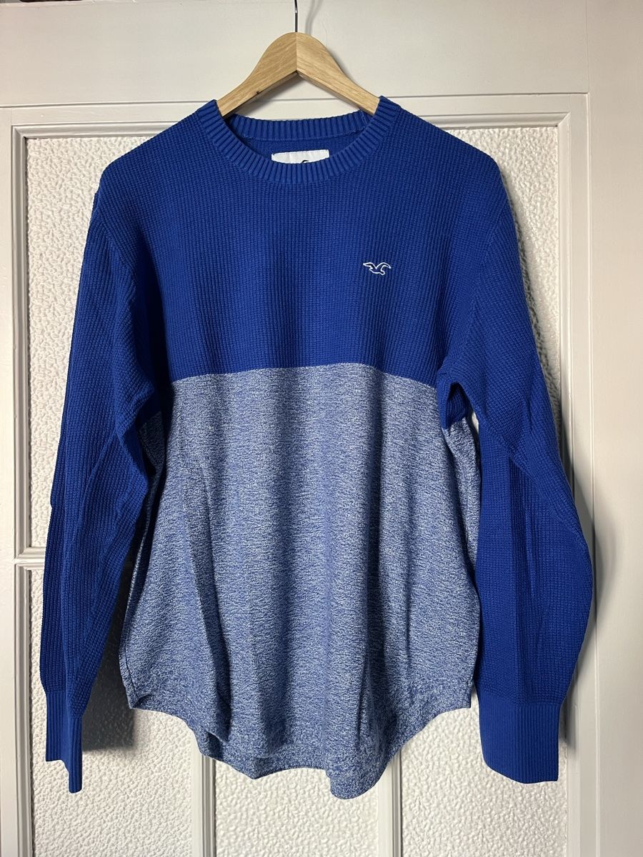 Hollister Maglioni & Felpe: Pull léger Hollister bleu, taille L – Usato da Lausanne venduto da Matmahon1