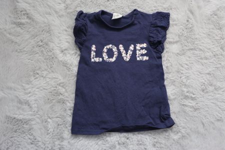 Baby T-Shirt H&M "LOVE" in Gr. 68 - Top Zustand