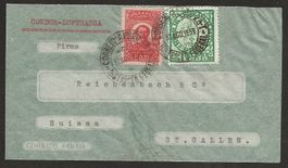 Flugpost Schweiz 1939 Rio Natal Dakar Casablanca Luftpost