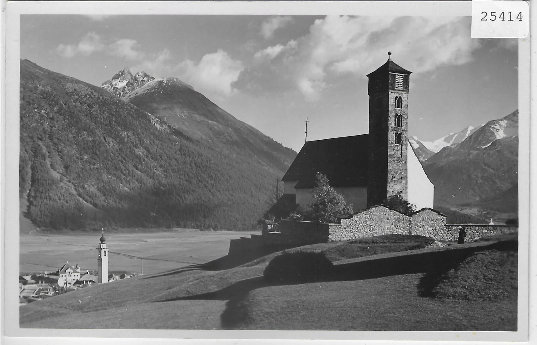 Ansichtskarten: St. Peter-Kirche - Samaden – Antik aus Ettingen von Kartenplanet