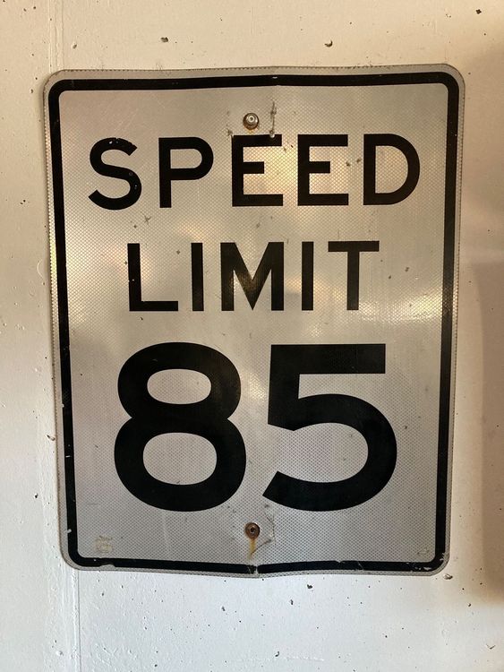 Blechschild Speedlimit reflektierend Kaufen auf Ricardo