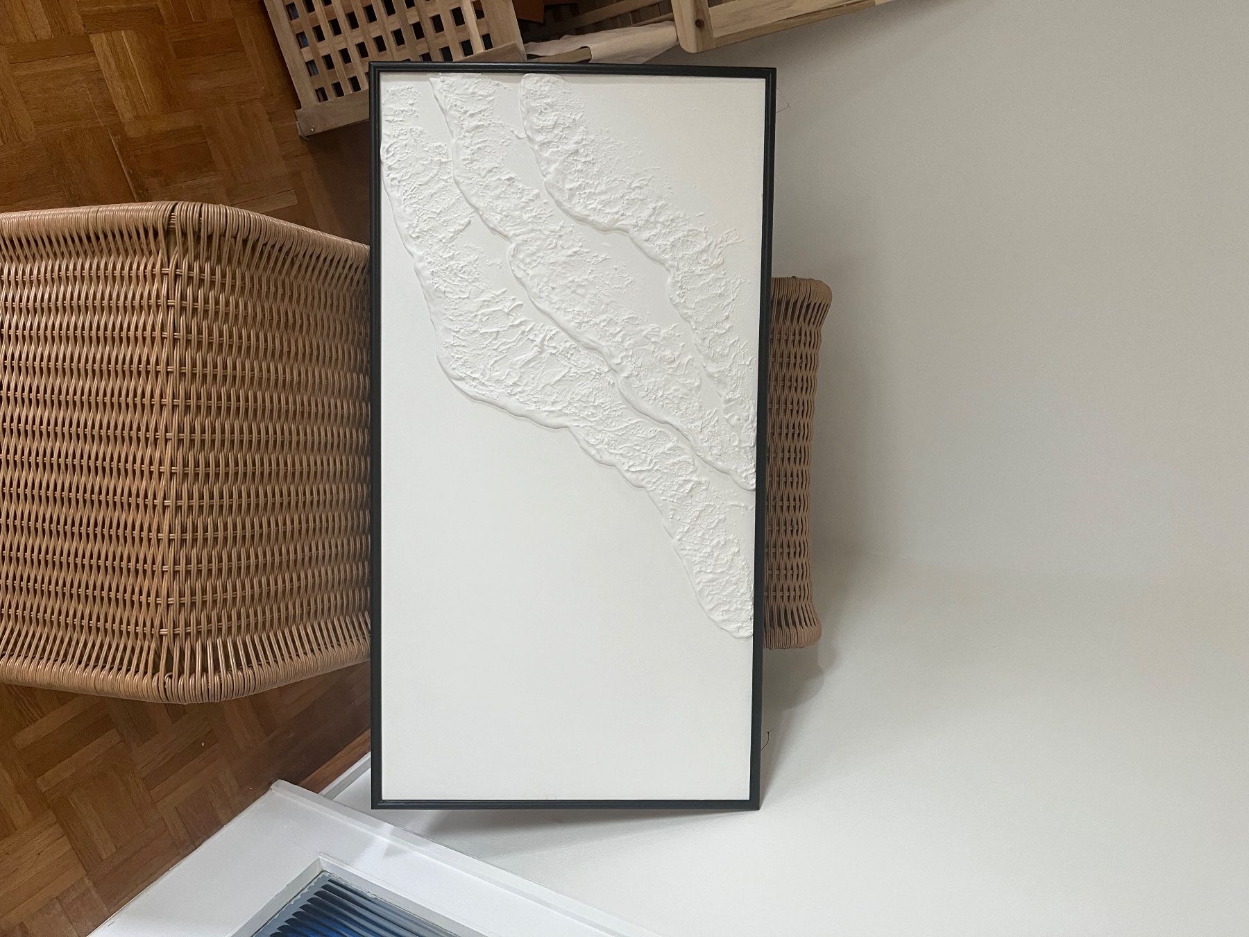 Dipinti: Wave textured art framed – Usato da Basel venduto da sha_dgc7 2
