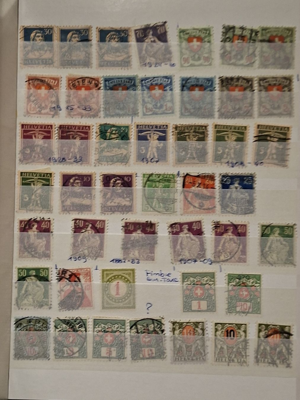 Tutti i francobolli: Briefmarken Pro Patria / Juventute / Werbemarken divers – Usato da Balgach venduto da SIMEON27 4