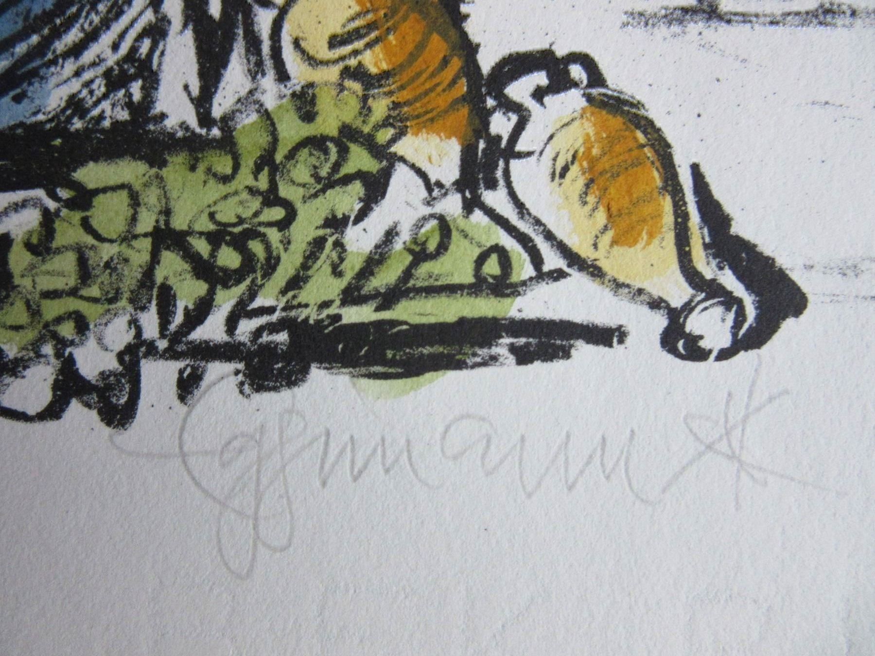 Grafica & Litografie: FRED F. EGGIMANN LITHOGRAPHIE SIGNIERT NUMMERIERT – Usato da Gersau venduto da kunst-online 1