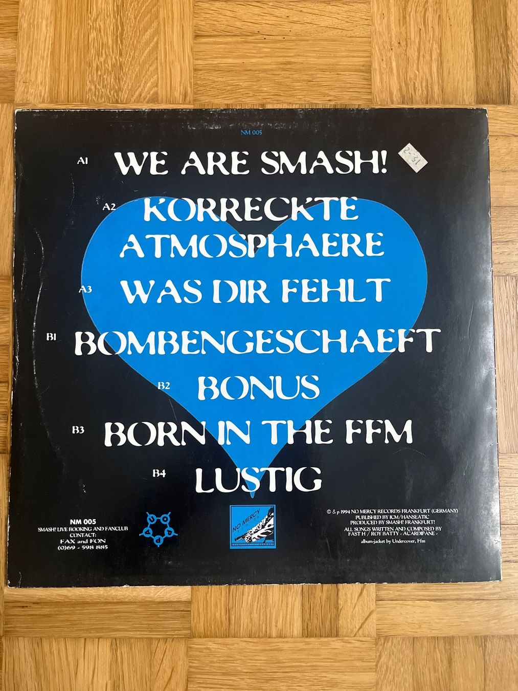 Schallplatten: Smash? Hardcore / Gabber Vinyl – Gebraucht aus Wangen b. Olten von break72 1