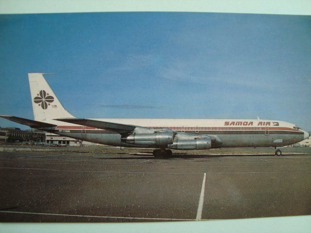 Cartoline postali: Samoa Air, Boeing 707-351C, RP-C1886 – Nuovo e nell'imballaggio originale da Thun venduto da Abigboss