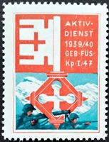 Soldatenmarke 2.WK, Gebirgs Füsilier Kp I/47, Wi Inf 357