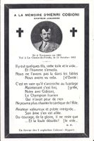CHAUX - de - FONDS, à la mémoire d' Henri Cobioni