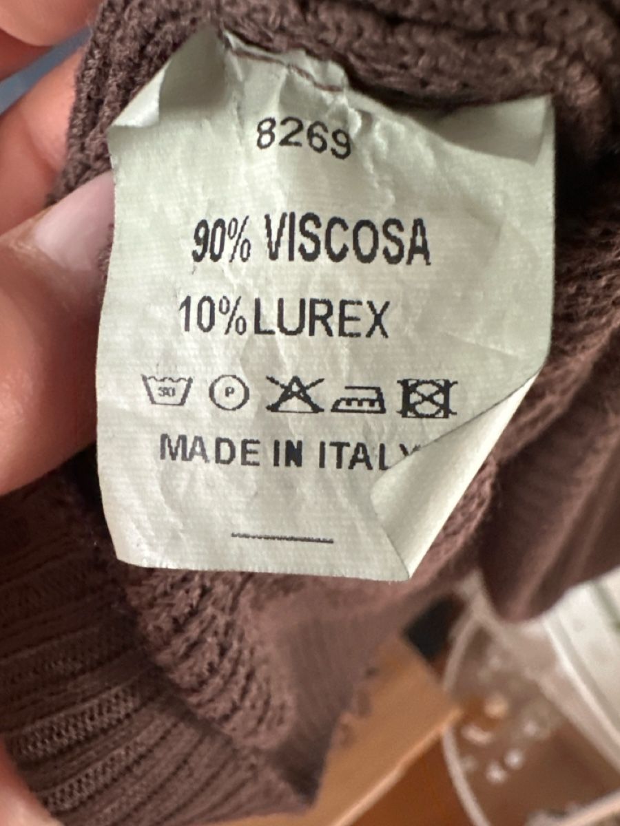 Top: Brauner TOP von Boutique Blancanieves – Nuovo e nell'imballaggio originale da Erlinsbach venduto da endryas 2