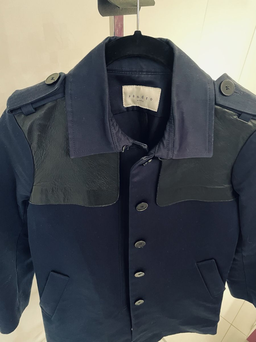Sandro Jacken: SANDRO - T 38, veste bleu marine – Neu (gemäss Beschreibung) aus Genève von Rio10 1