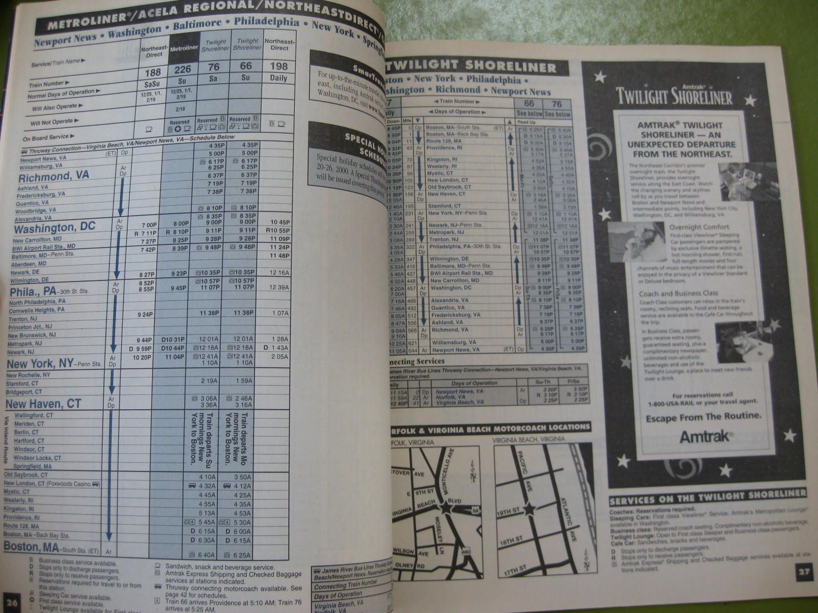 Libri: Amtrak Timetable Northeast Corridor – Usato da Malters venduto da Marosko 1