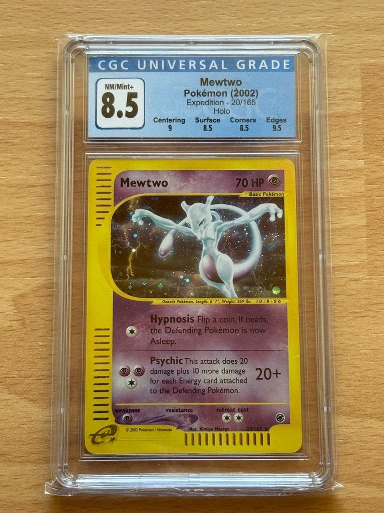 Pokémon Carte collezionabili: Mewtwo Expedition CGC 8.5 (not PSA) – Nuovo (secondo la descrizione) da solothurn venduto da janicklg