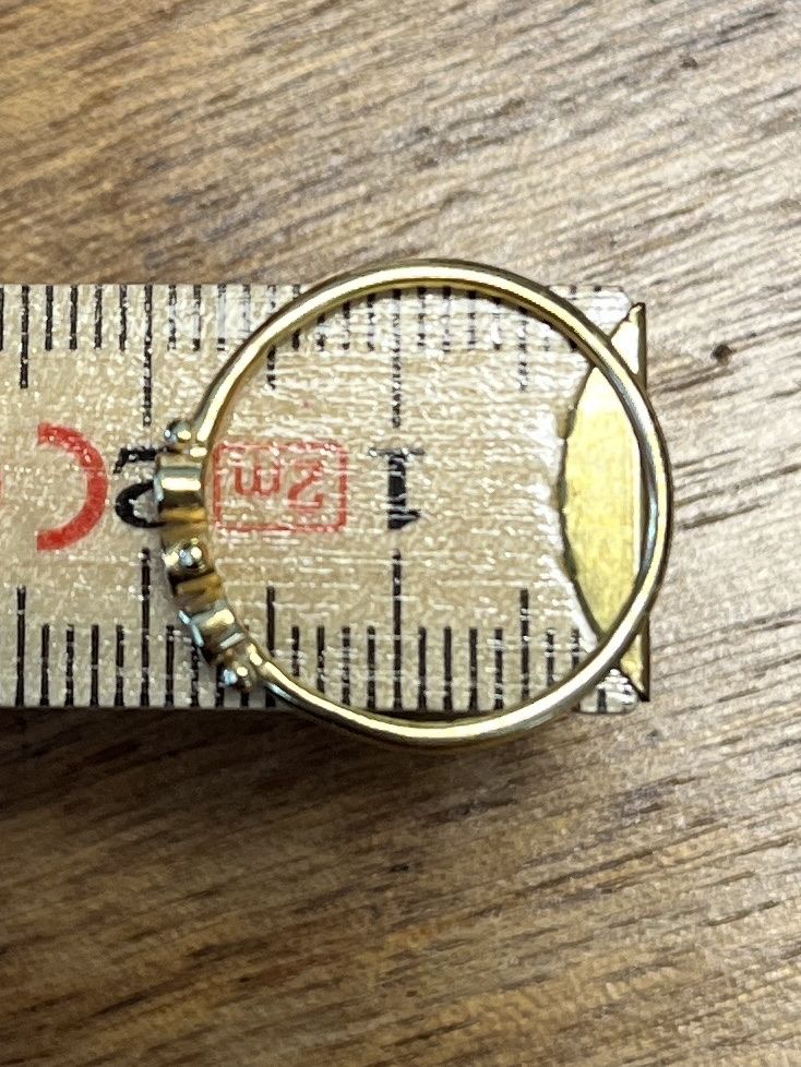 Bagues: Ring Mondstein vergoldet – D'occasion à Rotkreuz par zisii 1