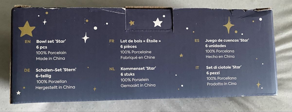 Services de table: Schalen Set 'Star' Porzellan  – Neuf avec emballage d'origine à Allschwil par Deal_Tiger99 2