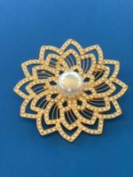 Luxus Elegante  Brosche Vintage Farbe: Gold