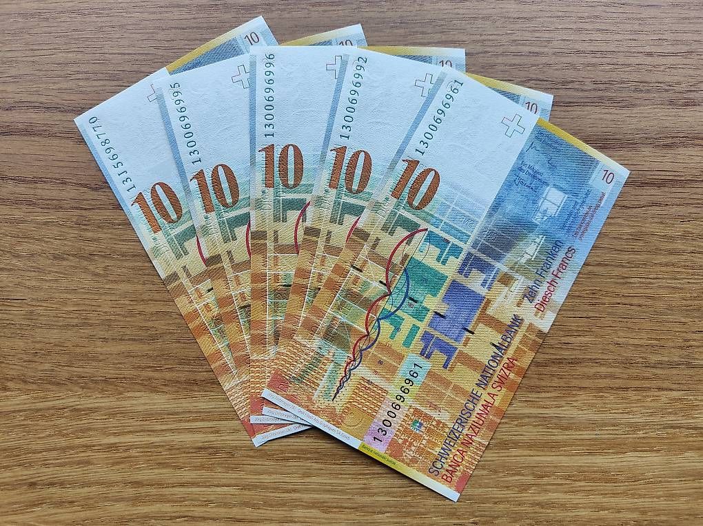Banknoten: Banknote 10 Franken, 2013 – Neu (gemäss Beschreibung) aus Oberwangen TG von danbit88 1