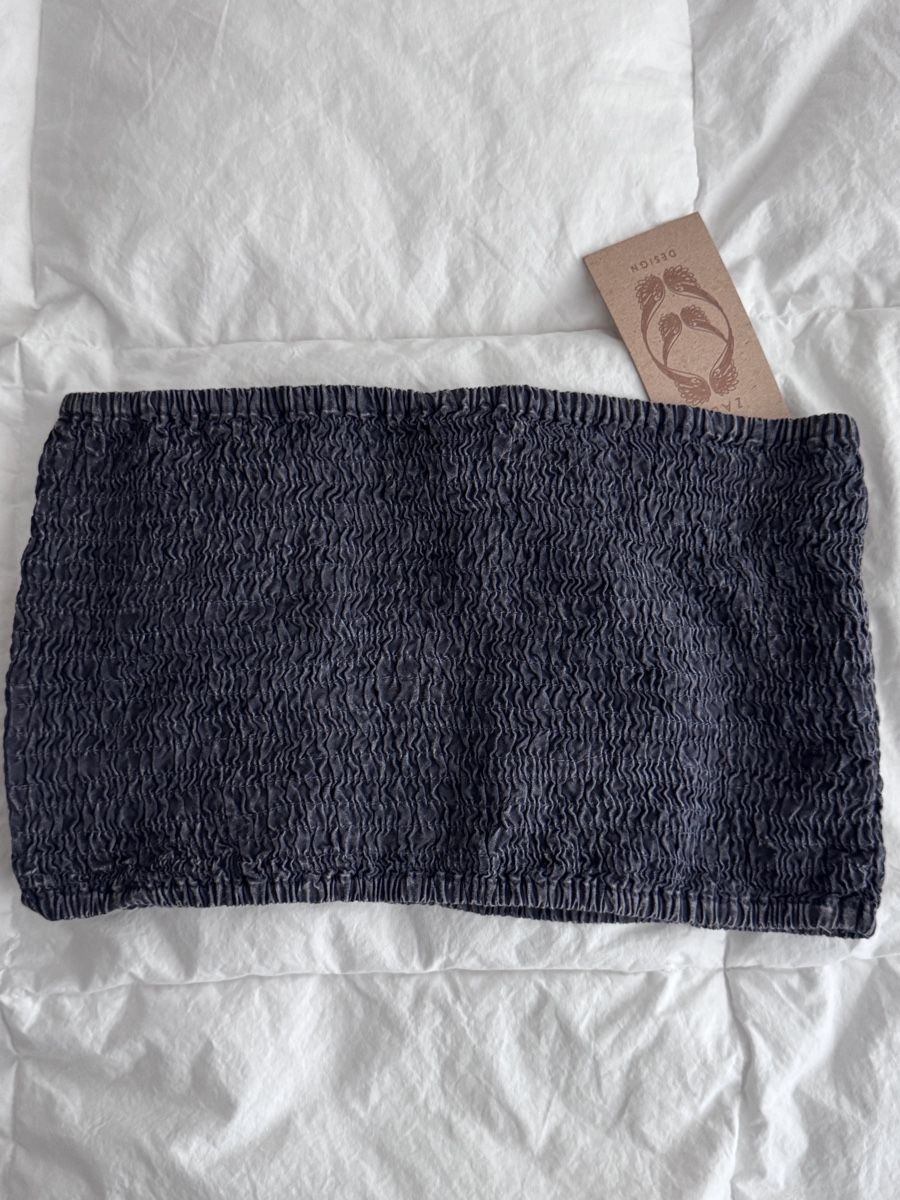 Tops: Bustier Top Basic/Coal Stonewash One Size New – Neu und originalverpackt aus Zürich von Tanja_G88