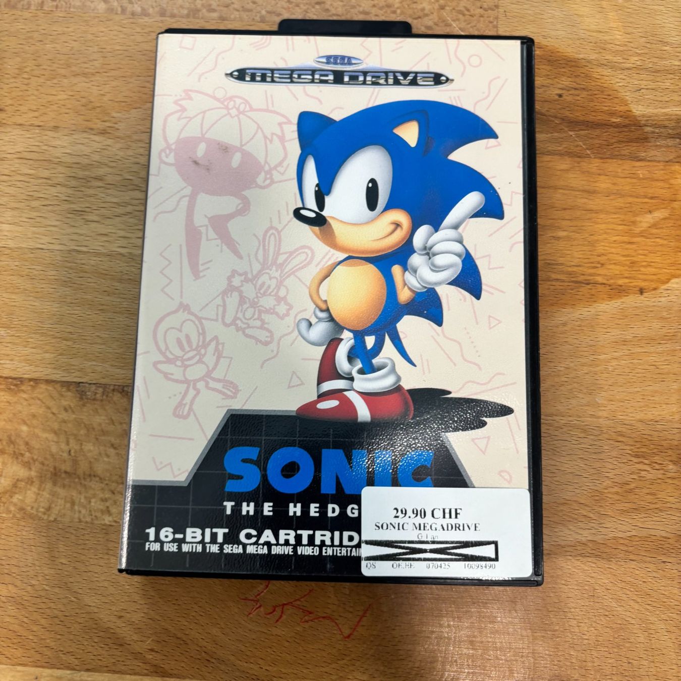 Jeux: Sonic The Hedgehog - Jeu Sega Mega Drive – D'occasion à Lausanne par Korner-Cash