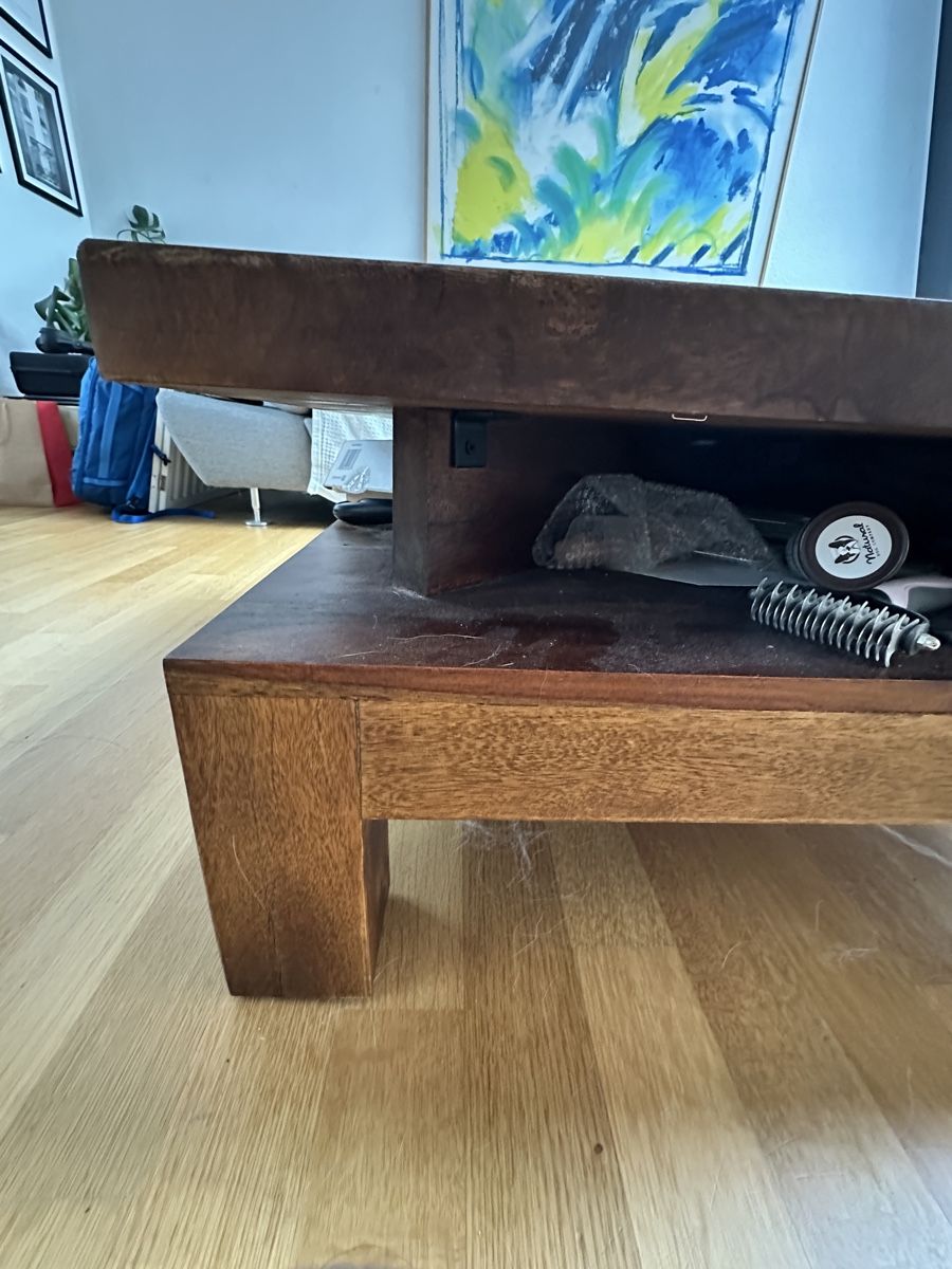 Tavoli: Sheesham Solid Wood Coffee Table – very heavy and sturdy – Usato da Oberengstringen venduto da mar_p8dm 2