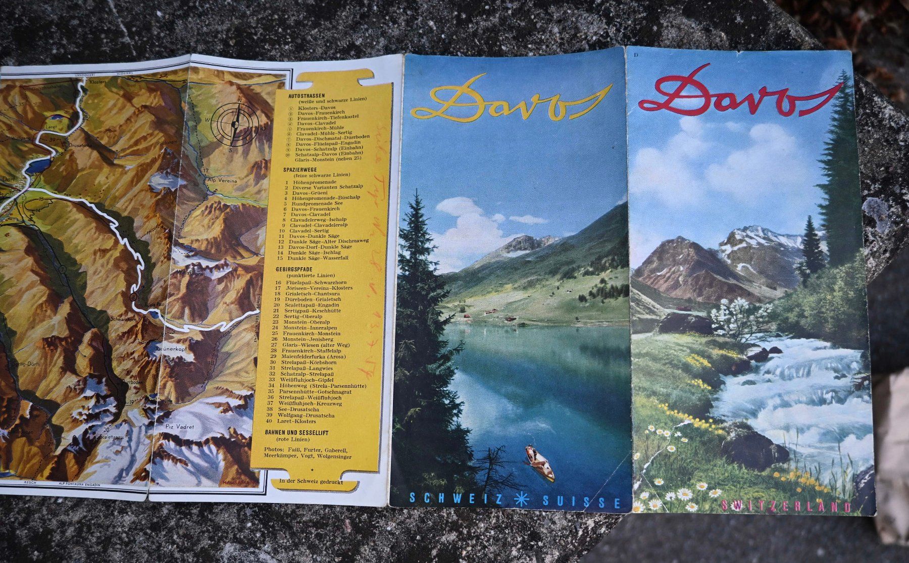 Documents: alter Faltprospekt DAVOS ein sommerparadies – D'occasion à Pfaffhausen par mono_rec 7