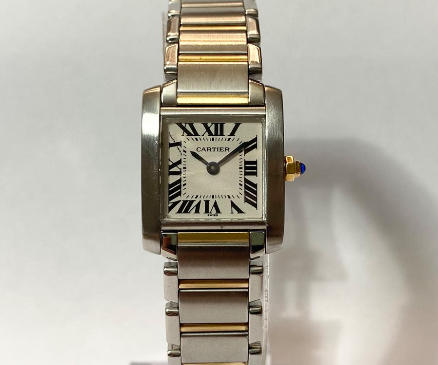 Cartier - Tank Francaise - FULL SET - Ref. 2300 - Women - - Catawiki