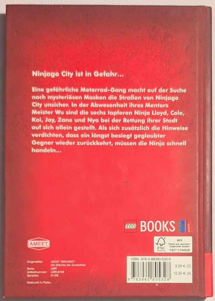 Libri: LEGO NINJAGO - Die Mächte der Dunkelheit – Nuovo (secondo la descrizione) da Wängi venduto da ABIZONE-86 3