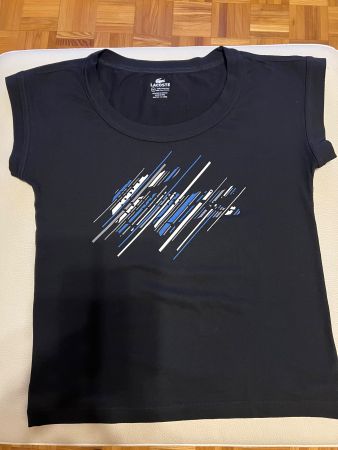 Damen T-Shirt Lacoste schwarz  Grösse 36 NEU