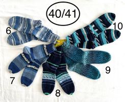 handgestrickte Wollsocken, 40/41