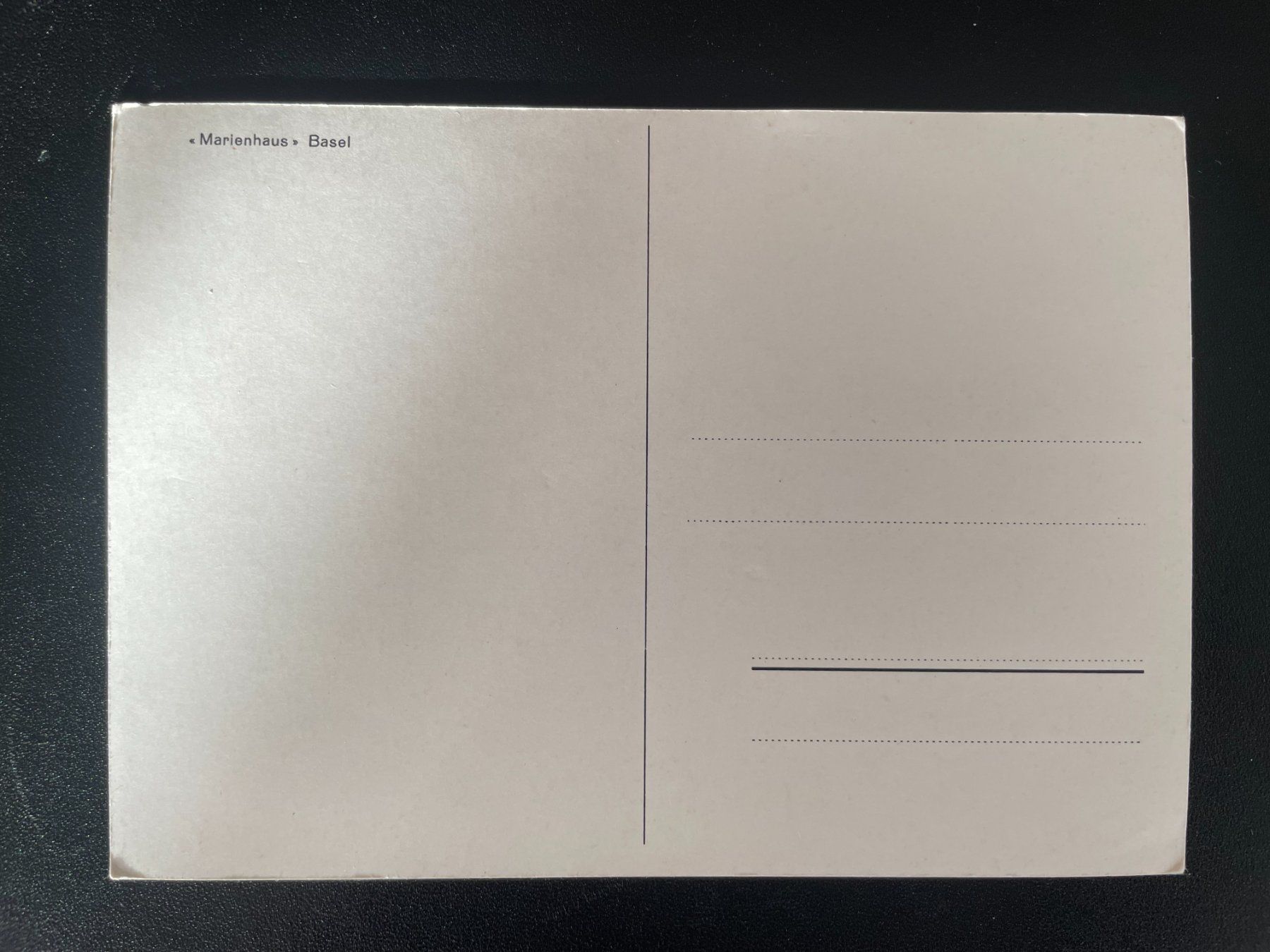 Cartoline postali: AK BS Marienhaus Basel – Usato da Thal venduto da Danny82 1