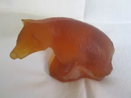 Braunbär-Murano Skulptur von Ferro.20 Jhdt.